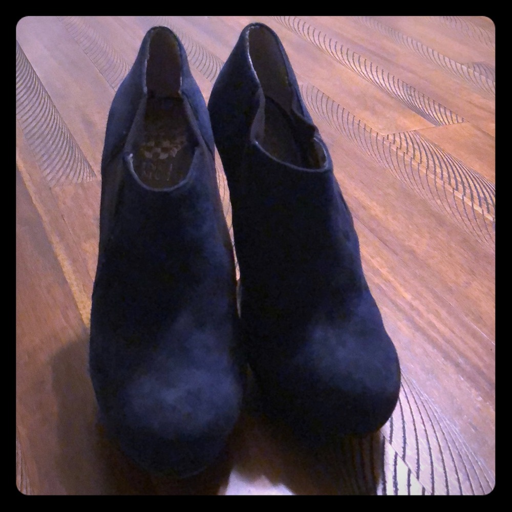 COPY - Vince Camuto- Royal Navy suede ankle booti…